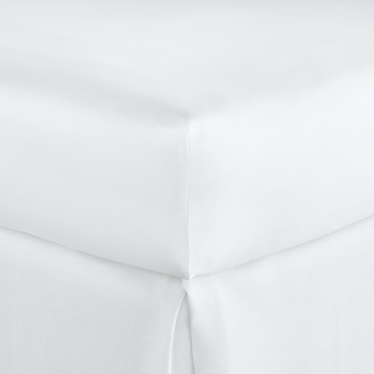 Soprano Sateen Fitted Sheet white