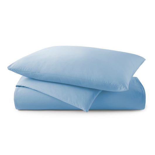 40 winks denim blue washed percale duvet cover